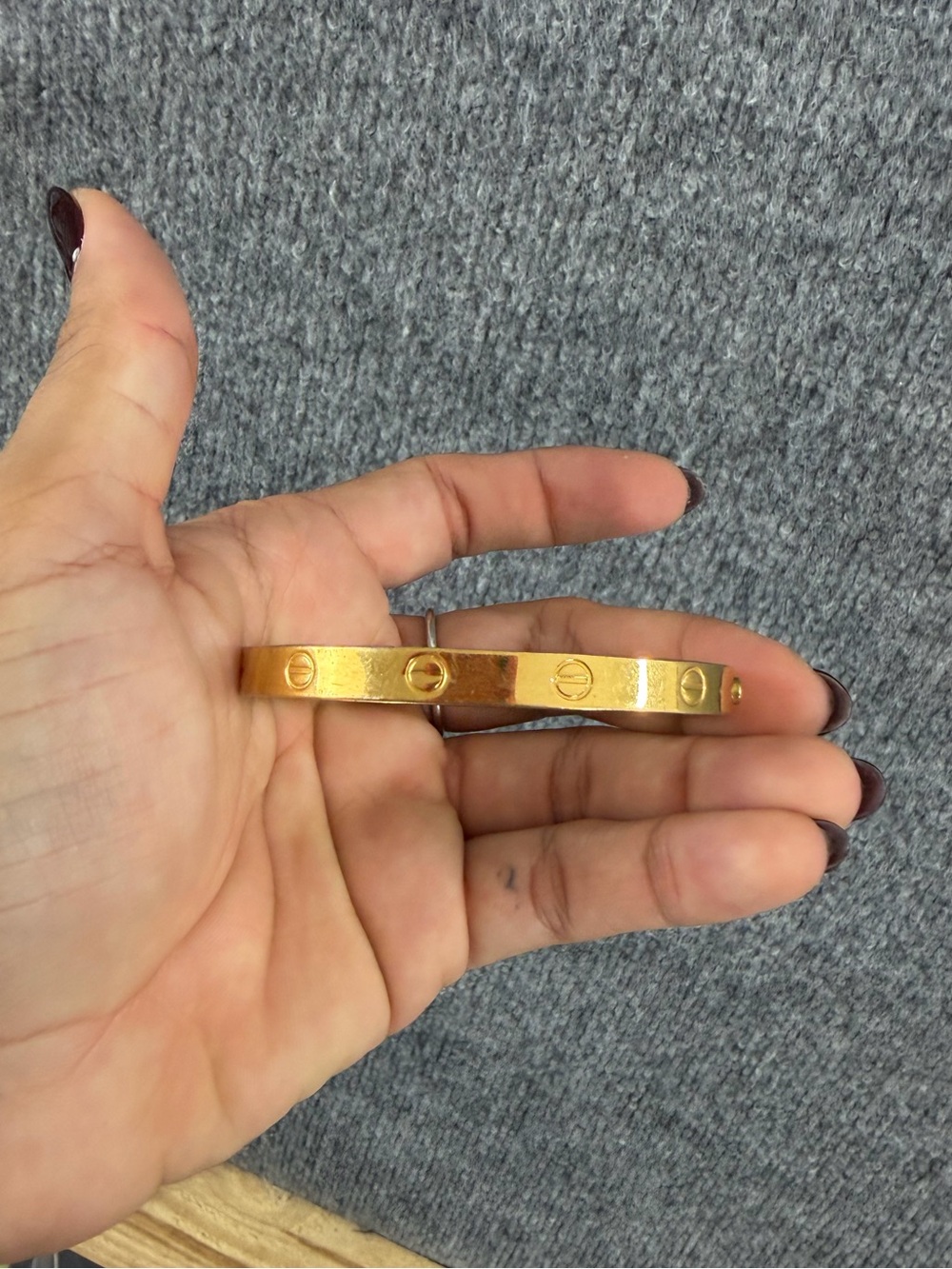 Charles Revson & Cipullo Love Bracelet Bangle Size Large
